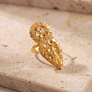 RP Shawahid Ring (D5) on travertine