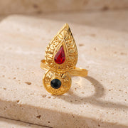 Shawahid Ring (D2) on travertine