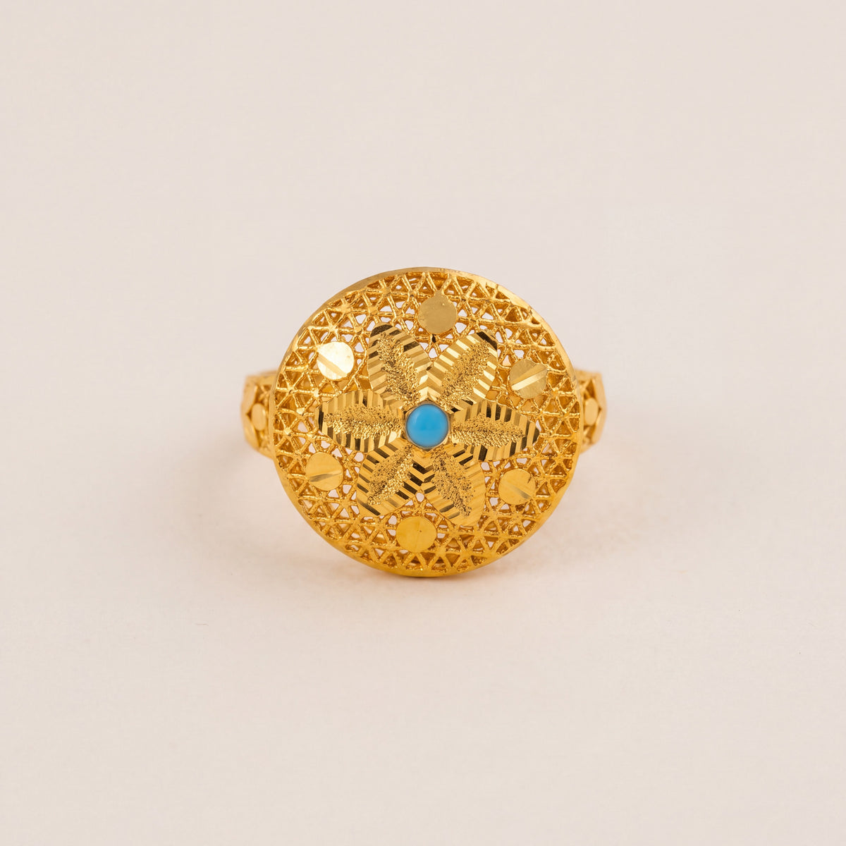 Sphere Rings (D2), 925 silver 24K gold plated