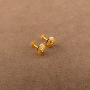 Sphere Shape Tops (D5) - 925 Silver & 24K Gold Plated