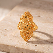 Traditional Ring (112) on travertine