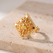 Traditional Ring (140) on travertine