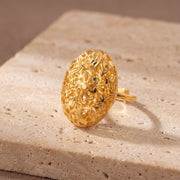 Traditional Ring (D176) on travertine