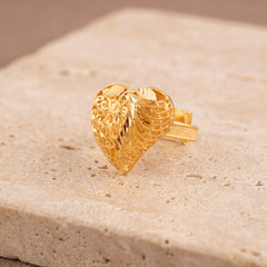 Traditional Ring (D193) on travertine