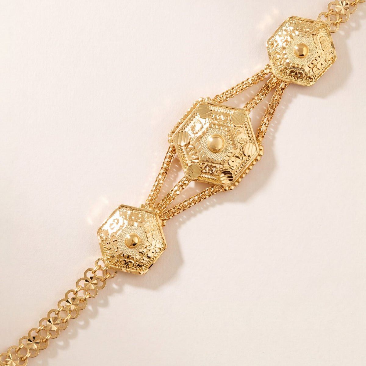 Traditional Stamp Bracelet (D1) design detail