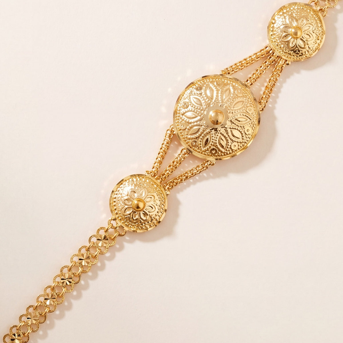 Traditional Stamp Bracelet (D10) design detail