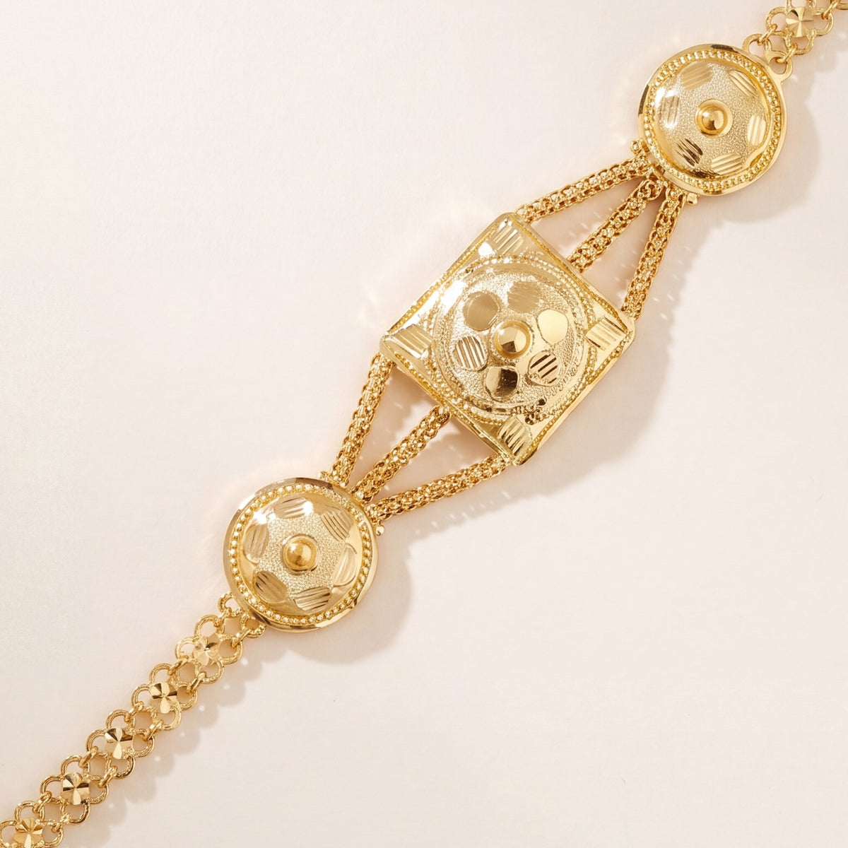 Traditional Stamp Bracelet (D11) design detail