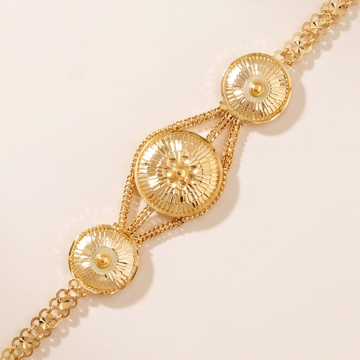 Traditional Stamp Bracelet (D5) design detail