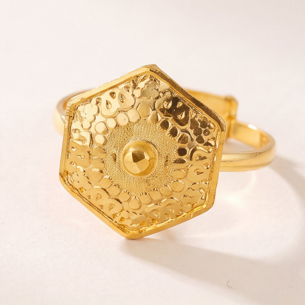 Traditional Stamp Ring (D3) design detail