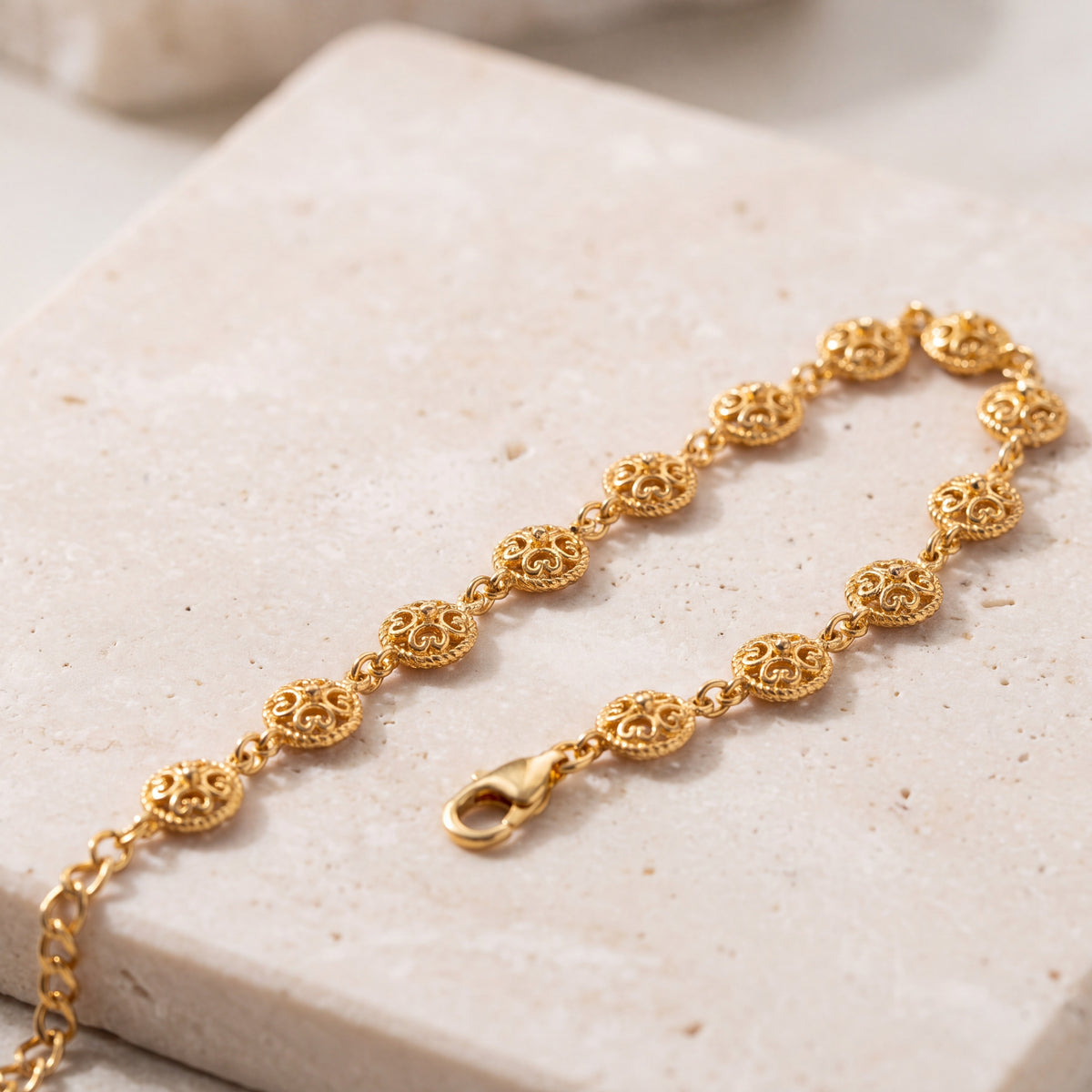 Turkish Bracelet (D2) on travertine