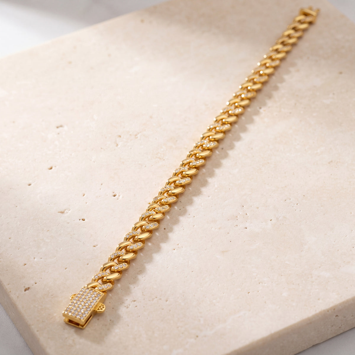 Zircon Bracelet (D16) on travertine