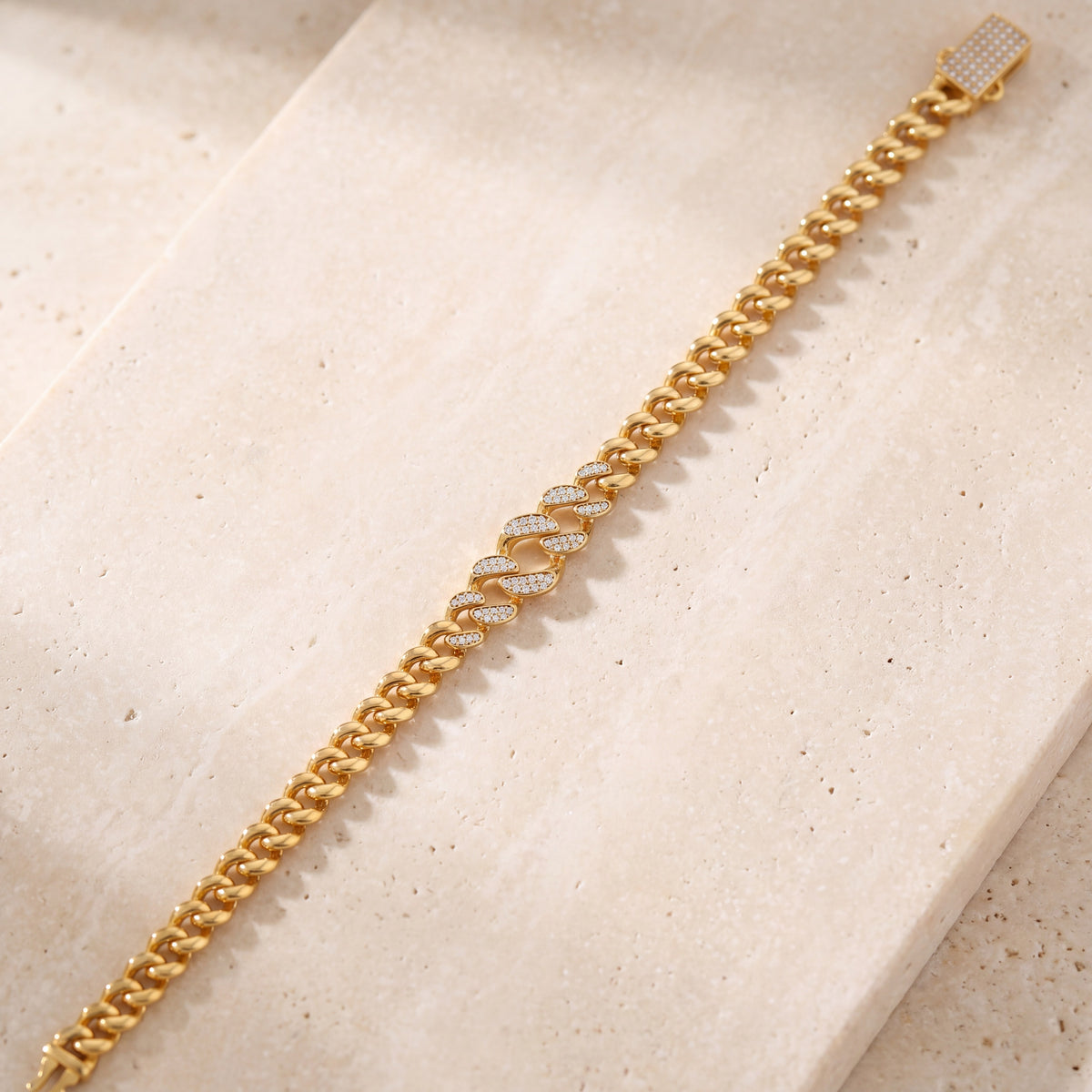 Zircon Bracelet (D24) on travertine